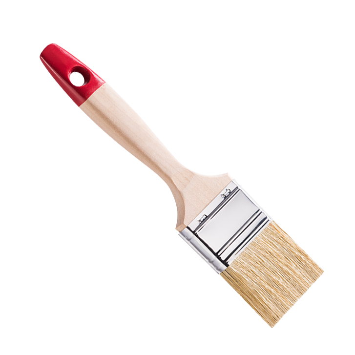 Wholesale Bristle Nylon hair Wooden handle paint brush